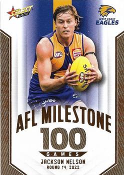 2023 Select AFL Footy Stars - AFL Milestones Games #MG85 Jackson Nelson Front